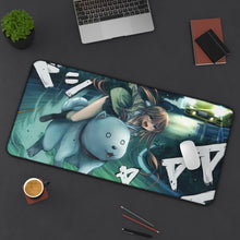 Load image into Gallery viewer, Aho Girl Mouse Pad (Desk Mat) On Desk