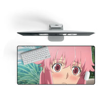Load image into Gallery viewer, Mirai Nikki Yuno Gasai Mouse Pad (Desk Mat) On Desk