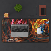 Load image into Gallery viewer, Demon Slayer: Kimetsu No Yaiba Mouse Pad (Desk Mat) With Laptop