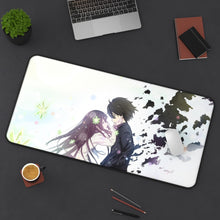 Load image into Gallery viewer, Eru Chitanda And Hōtarō Oreki Mouse Pad (Desk Mat) On Desk