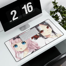 Load image into Gallery viewer, Kaguya and Chika Mouse Pad (Desk Mat) With Laptop