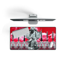 Load image into Gallery viewer, Mirai Nikki Yuno Gasai, Yukiteru Amano Mouse Pad (Desk Mat) On Desk