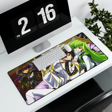 Load image into Gallery viewer, Code Geass Lelouch Lamperouge, Suzaku Kururugi Mouse Pad (Desk Mat) With Laptop