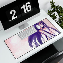 Load image into Gallery viewer, Hanbun no Tsuki ga Noboru Sora Mouse Pad (Desk Mat) With Laptop