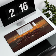 Load image into Gallery viewer, Sokka's inspirational quote from Avatar The Last Airbender Mouse Pad (Desk Mat)