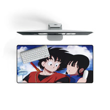 Load image into Gallery viewer, Goku and Chichi Mouse Pad (Desk Mat) On Desk