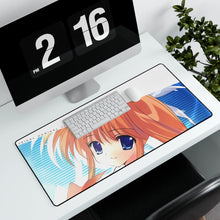 Load image into Gallery viewer, Magical Girl Lyrical Nanoha Mouse Pad (Desk Mat) With Laptop