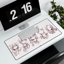 Load image into Gallery viewer, Gamers! Karen Tendou, Chiaki Hoshinomori, Aguri, Keita Amano, Tasuku Uehara Mouse Pad (Desk Mat) With Laptop