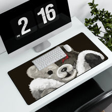 Load image into Gallery viewer, Monokuma Mouse Pad (Desk Mat) With Laptop