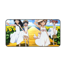 Load image into Gallery viewer, A Certain Scientific Railgun Mikoto Misaka, Kuroko Shirai, Ruiko Saten Mouse Pad (Desk Mat)