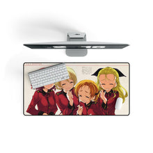 Load image into Gallery viewer, Girls und Panzer Mouse Pad (Desk Mat) On Desk