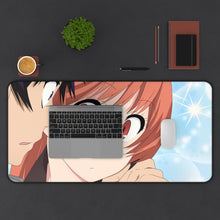 Load image into Gallery viewer, Nisekoi Marika Tachibana Mouse Pad (Desk Mat) With Laptop