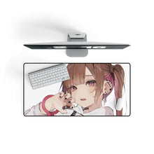 Load image into Gallery viewer, Anime Girl Mouse Pad (Desk Mat) On Desk