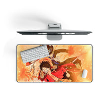 Load image into Gallery viewer, One Piece Monkey D. Luffy, Sanji Mouse Pad (Desk Mat) On Desk