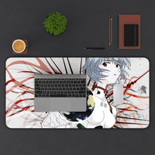 Load image into Gallery viewer, Neon Genesis Evangelion Rei Ayanami Mouse Pad (Desk Mat) With Laptop