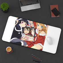 Load image into Gallery viewer, Oreimo Kirino Kousaka, Ayase Aragaki, Manami Tamura, Saori Makishima Mouse Pad (Desk Mat) On Desk