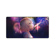 Load image into Gallery viewer, Anime, Girl, Fireworks, Mouse Pad (Desk Mat)
