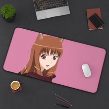 Load image into Gallery viewer, Spice And Wolf Mouse Pad (Desk Mat) On Desk