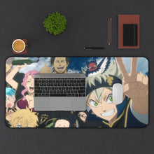 Load image into Gallery viewer, Black Clover Asta, Noelle Silva, Yami Sukehiro, Luck Voltia Mouse Pad (Desk Mat) With Laptop