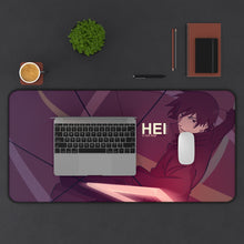 Load image into Gallery viewer, Darker Than Black Hei Mouse Pad (Desk Mat) With Laptop