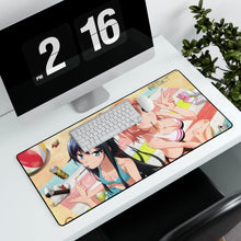 Load image into Gallery viewer, My Teen Romantic Comedy SNAFU Yukino Yukinoshita, Yui Yuigahama Mouse Pad (Desk Mat) With Laptop