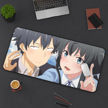 Load image into Gallery viewer, My Teen Romantic Comedy SNAFU Hachiman Hikigaya, Yukino Yukinoshita Mouse Pad (Desk Mat) On Desk