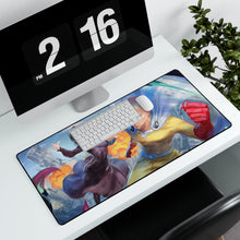 Load image into Gallery viewer, Anime One-Punch Man Mouse Pad (Desk Mat) With Laptop