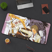 Load image into Gallery viewer, Light Yagami Mouse Pad (Desk Mat) On Desk