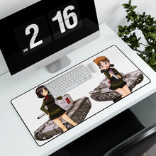 Load image into Gallery viewer, Girls und Panzer Mouse Pad (Desk Mat) With Laptop