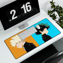 Load image into Gallery viewer, My Hero Academia Izuku Midoriya, Katsuki Bakugou Mouse Pad (Desk Mat) With Laptop