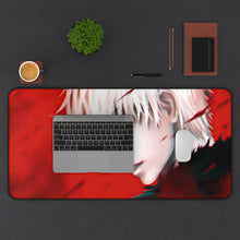 Load image into Gallery viewer, Tokyo Ghoul Ken Kaneki Mouse Pad (Desk Mat) With Laptop