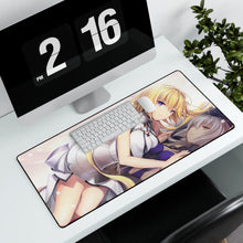 Load image into Gallery viewer, Jeanne D'arc Alter, Ruler Mouse Pad (Desk Mat) With Laptop