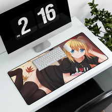 Load image into Gallery viewer, Chitoge Kirisaki Mouse Pad (Desk Mat) With Laptop
