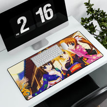 Load image into Gallery viewer, Magical Girl Lyrical Nanoha Mouse Pad (Desk Mat) With Laptop