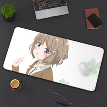 Load image into Gallery viewer, Rascal Does Not Dream Of Bunny Girl Senpai Mouse Pad (Desk Mat) On Desk