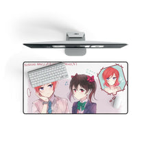 Load image into Gallery viewer, Nishikino Maki, Yazawa Nico Mouse Pad (Desk Mat) On Desk