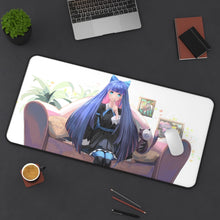Load image into Gallery viewer, Panty & Stocking with Garterbelt Stocking Anarchy, Panty Stocking With Garterbelt Mouse Pad (Desk Mat) On Desk