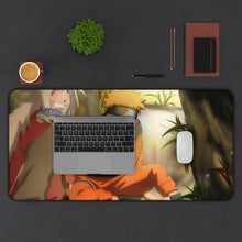 Load image into Gallery viewer, Naruto and Jiraiya Mouse Pad (Desk Mat) With Laptop