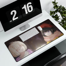 Load image into Gallery viewer, Lycoris Recoil Takina Inoue, Chisato Nishikigi Mouse Pad (Desk Mat) With Laptop