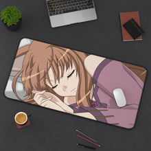 Load image into Gallery viewer, Spice And Wolf Mouse Pad (Desk Mat) On Desk