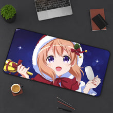 Load image into Gallery viewer, Is The Order A Rabbit? Mouse Pad (Desk Mat) On Desk