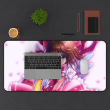 Load image into Gallery viewer, Cardcaptor Sakura Sakura Kinomoto Mouse Pad (Desk Mat) With Laptop