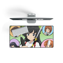 Load image into Gallery viewer, Girls und Panzer Mouse Pad (Desk Mat) On Desk