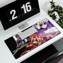 Load image into Gallery viewer, Magical Girl Lyrical Nanoha Mouse Pad (Desk Mat) With Laptop