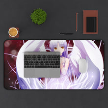 Load image into Gallery viewer, Angel Beats! Kanade Tachibana Mouse Pad (Desk Mat) With Laptop