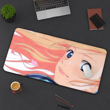 Load image into Gallery viewer, Kaori Miyazono Mouse Pad (Desk Mat) On Desk