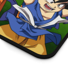 Load image into Gallery viewer, The many forms of Goku throughout the years Mouse Pad (Desk Mat) Hemmed Edge
