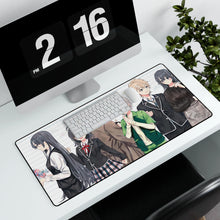 Load image into Gallery viewer, My Teen Romantic Comedy SNAFU Haruno Yukinoshita, Shizuka Hiratsuka, Saika Totsuka, Komachi Hikigaya, Hayato Hayama Mouse Pad (Desk Mat) With Laptop