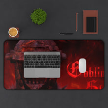 Load image into Gallery viewer, I'm not saving the world. I just kill goblins Mouse Pad (Desk Mat) With Laptop