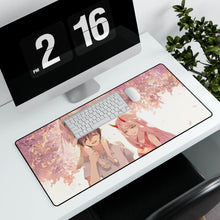 Load image into Gallery viewer, Hiro & zero Two lived happily ever after. Mouse Pad (Desk Mat) With Laptop